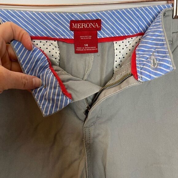 Merona Gray Shorts - 14 - Summer Shorts - Picture 3 of 4